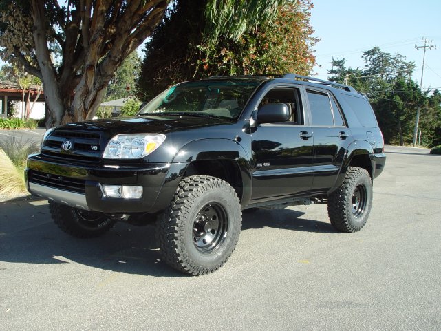 Toyota 4runner Lifted Pictures. black 03 4wd 4runner sr5 4.7L